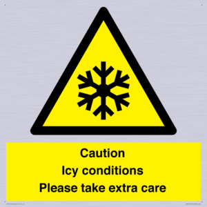 Caution Icy conditions please take extra care